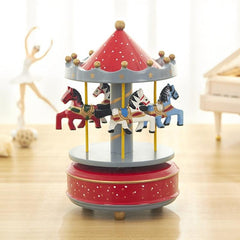 Enchanted Sky City Carousel Musical Keepsake for Couples