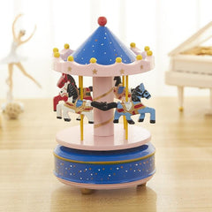 Enchanted Sky City Carousel Musical Keepsake for Couples