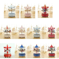 Enchanted Sky City Carousel Musical Keepsake for Couples