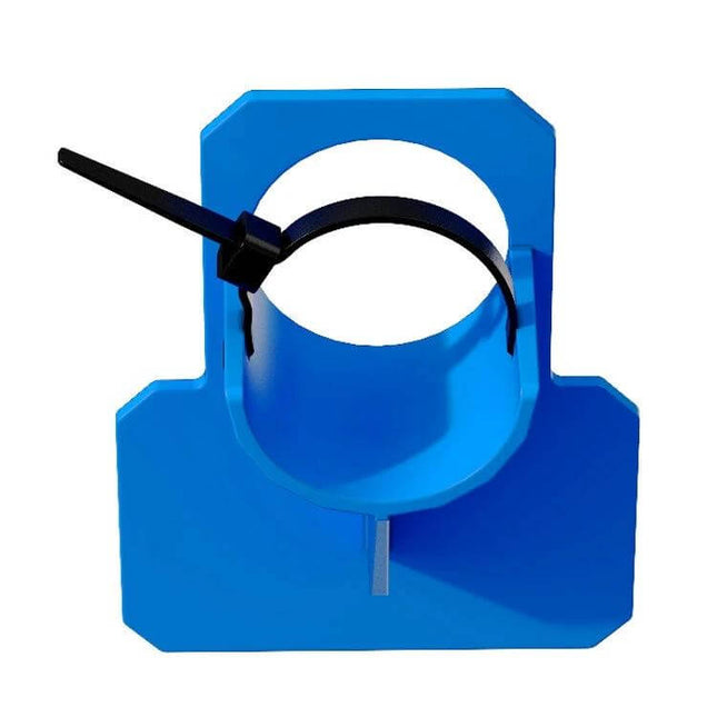 Durable Swimming Pool Water Pipe Bracket For Hose Support blue ABS bracket with viscose strap and cable tie for securing pool hoses