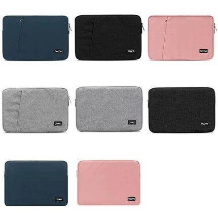 Baona Protective Laptop Sleeve for 11 to 15.6 Inch Devices in assorted colors (blue, black, pink, gray) made of Oxford cloth for commute protection