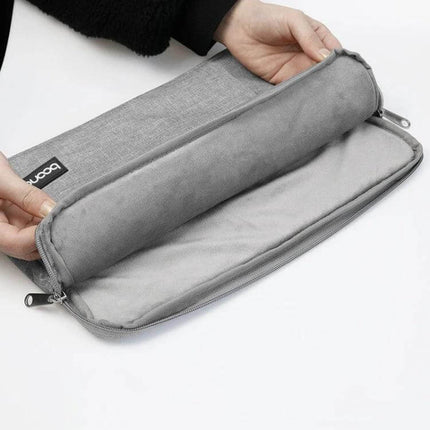 Baona Protective Laptop Sleeve for 11 to 15.6 Inch Devices grey Oxford cloth padded sleeve for travel and daily protection