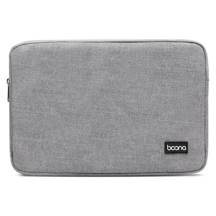 Baona Protective Laptop Sleeve for 11 to 15.6 Inch Devices - grey Oxford cloth sleeve protecting laptops from scratches, moisture and impacts