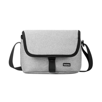Baona Waterproof Camera Shoulder Bag for Everyday Use - grey Oxford cloth waterproof camera shoulder bag with adjustable strap