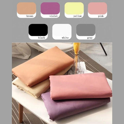 Solid Color Background Cloth for Photography, 1x2.4m Size - folded polyester backdrops in brown pink violet beige gray and white for studio portraits and video