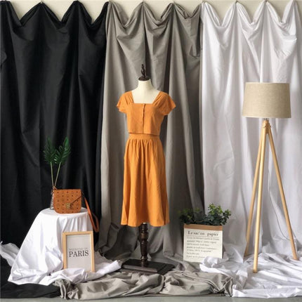Solid Color Background Cloth for Photography, 1x2.4m Size