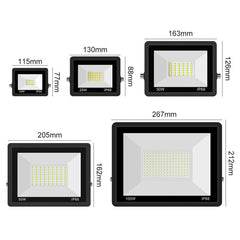 Energy-Efficient Waterproof LED Outdoor Floodlight with Adjustable Bracket