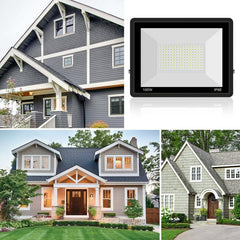 Energy-Efficient Waterproof LED Outdoor Floodlight with Adjustable Bracket