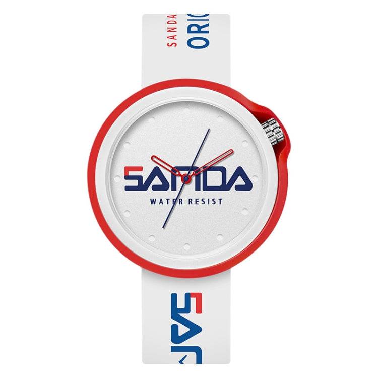 SANDA 3200 Silicone Belt Quartz Sports Watch For All Styles