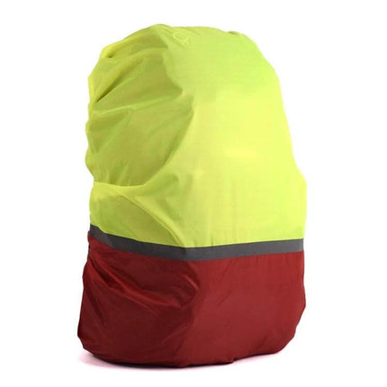 Luminous Backpack Rain Cover for Outdoor Activities, Multiple Sizes waterproof polyester cover with reflective strip for cycling hiking camping