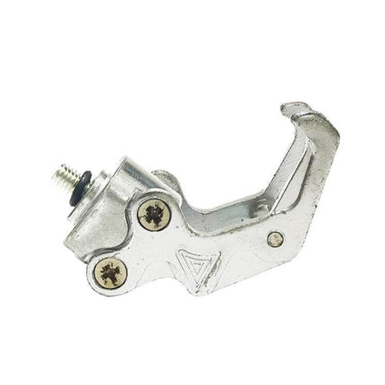 Aluminum Helmet Hook for Hanging Motorcycle Helmets — CNC‑machined bright electroplated aluminum hook for organized garage helmet storage