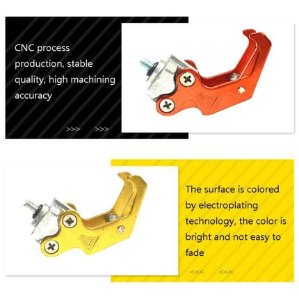 Aluminum Helmet Hook for Hanging Motorcycle Helmets CNC‑machined aluminum alloy hook with electroplated bright finish for garage or workshop storage