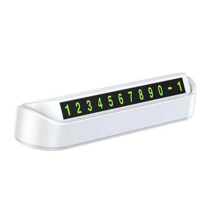 Parking Number Card Nightlight For Easy Night Parking At Home - magnetic luminous parking number display for home garage driveway