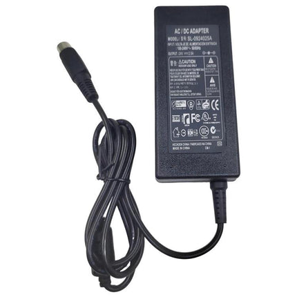Power Supply Adapter for Thermal and Barcode Printers, US Plug powering 24V thermal and barcode printers in retail settings