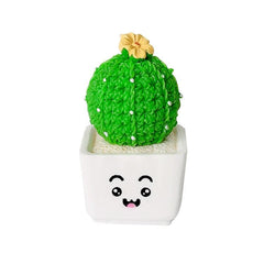 Pequeños adornos de cactus frescos Plantas de resina Pequeños adornos para autos en macetas