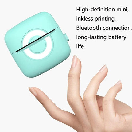 Portable Mini Printer for Student Notes, Photos, and Memos - mint inkless thermal pocket printer with Bluetooth for quick study notes, photos, and memos