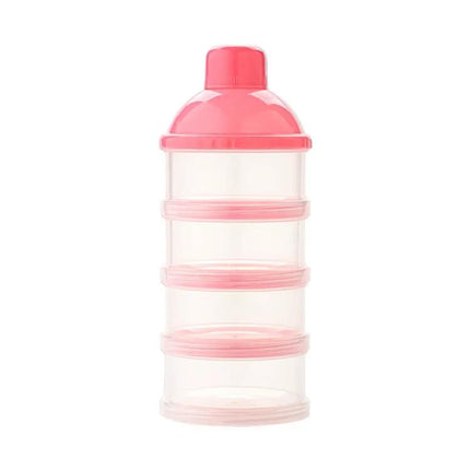 Portable Milk Powder Dispenser For Baby With Four Compartments