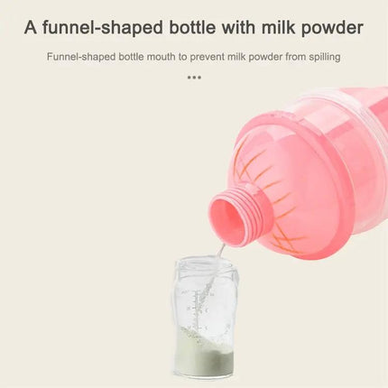 Portable Milk Powder Dispenser For Baby With Four Compartments
