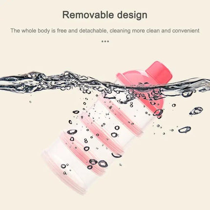 Portable Milk Powder Dispenser For Baby With Four Compartments
