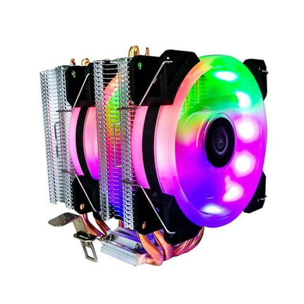 Cool Storm Dual-Tower CPU Air Cooler for Intel and AMD Systems with RGB fans, copper-aluminum heatpipes and dual-tower design