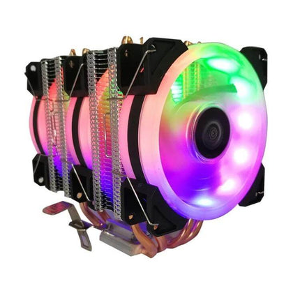 Cool Storm Dual-Tower CPU Air Cooler for Intel and AMD Systems RGB dual-tower copper-aluminum cooler with LED fan