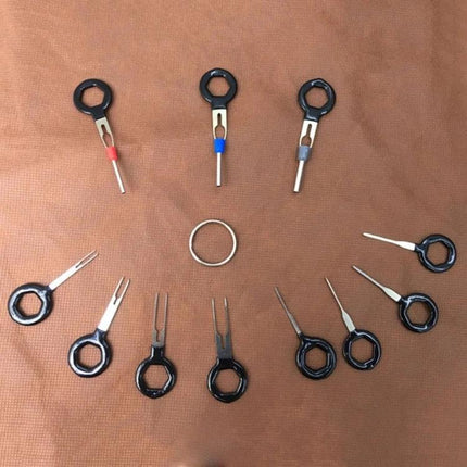 Handy Kit for Everyday Car Wiring Maintenance Tasks showing terminal removal tools and ring for safe connector disassembly