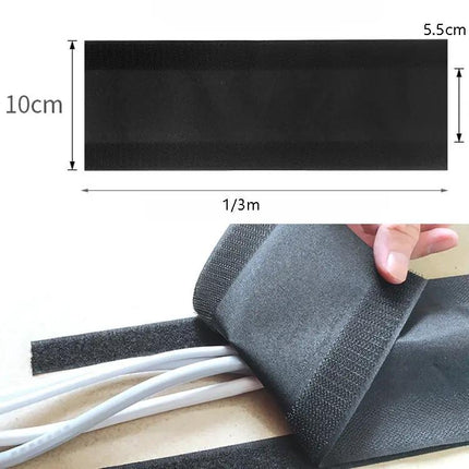 Cable Management Sleeve Storage Organizer Set 2 Pcs 1m and 3m Oxford Cloth | Syndmart