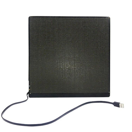 Bluetooth LED Screen for Portable Backpack Advertising black 64x64 pixel P3.75 module with USB cable for wearable mobile promotions