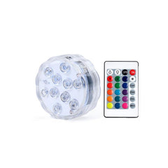 Underwater LED Remote Control Lamp - Waterproof Pool and Aquarium Light