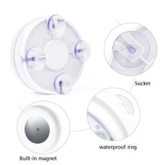 Magnetic Waterproof LED Pool Light with RF Remote Control - 15 Dynamic Colors for Underwater Illumination