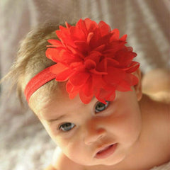 Floral Elastic Hairband for Baby Girls - Stylish Children’s Headband