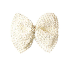 Charming Pearl Bow Hair Clip for Girls - Stylish Children's Hair Accessories