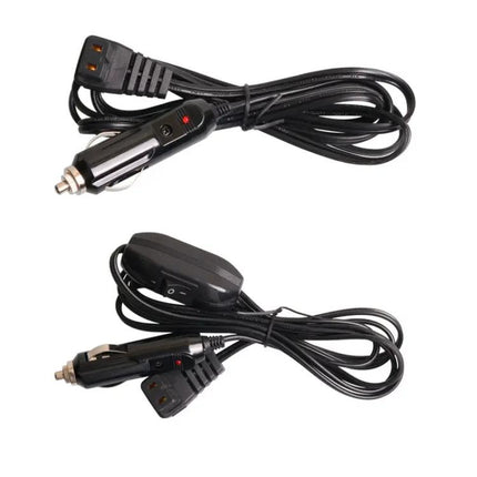 Car Refrigerator Power Cord 12/24V With Switch 1m