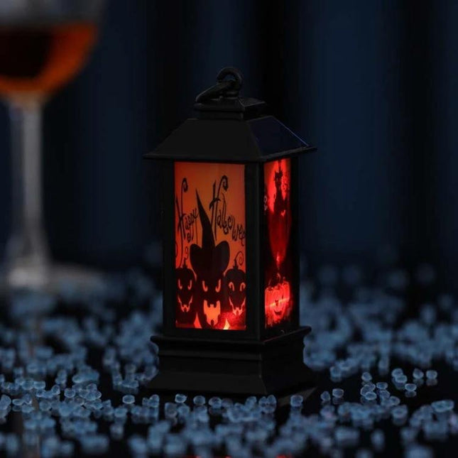 Halloween Window Lanterns Luminous Pumpkin And Ghost Ornaments compact luminous plastic pumpkin and ghost window lantern with button battery glow