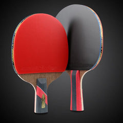 HUIESON HS-LX Six Star 5-Layer Chicken Wing Wood Table Tennis Racket with Carbon Technology