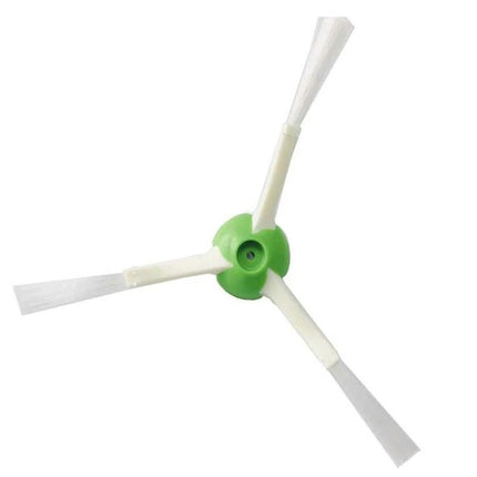 iRobot Roomba Side Brush Set for I7+, E5, E6 - 5 Pieces replacement three-arm side brush in green and white for sweeping dust and debris