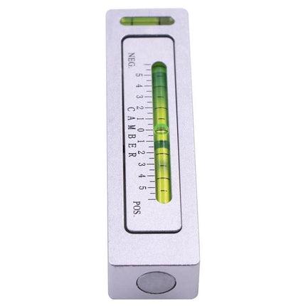 Magnetic Tool for Everyday Vehicle Alignment and Maintenance - aluminum camber bubble level for brake wheel adjustments