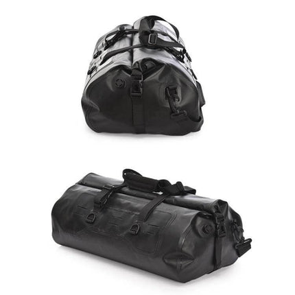 AFISHTOUR 40L Waterproof Motorcycle Rear Seat Bag Yellow Black – durable 500D PVC waterproof rear seat duffel for motorbike trips