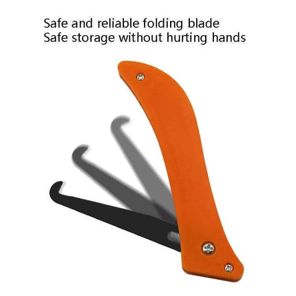 Tile Seam Cleaning Tool Groover 21 cm For Tile Joints orange folding handle with elbow chrome vanadium blade cleaning grout joints