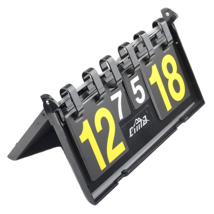 Versatile 4-Digit Sports Scoreboard for Basketball, Tennis, and Table Tennis - Foldable and Durable Design