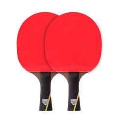 Raqueta de tenis de mesa de doble cara HUIESON Pro Series con construcción de 5 capas de madera y carbono, par de palas