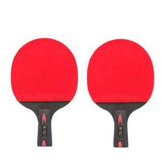 Ensemble de raquettes d'entraînement de tennis de table adhésives double face en fibre de carbone HUIESON HS-CPPX5 Five Stars, spécifications :