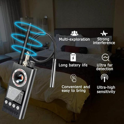 K68 Signal Detector for Privacy Protection in Daily Use - compact detector scanning for hidden cameras and suspicious wireless signals in hotels and cars