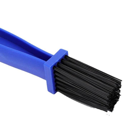 Bicycle And Motorcycle Cleaning Brush Set, Three-Sided Chain Brush - blue three-sided chain brush cleaning chains and sprockets