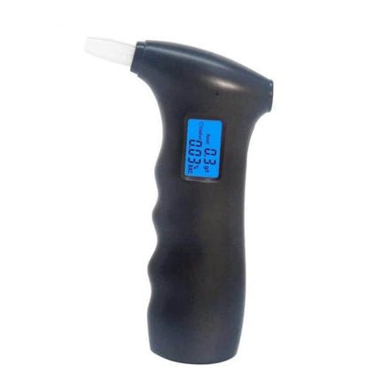 Compact Portable Breath Alcohol Tester for Everyday Safety Checks - handheld digital breathalyzer with blue backlight display