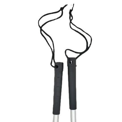 Essential Drumsticks for Daily Music Practice Sessions - stainless steel shafts with wool felt heads and wrist cords for snare and marching drum practice