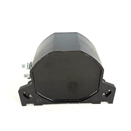 Waterproof Reversing Horn for Cars, Trucks, and Excavators compact black waterproof reversing horn unit for vehicles, durable mounting bracket