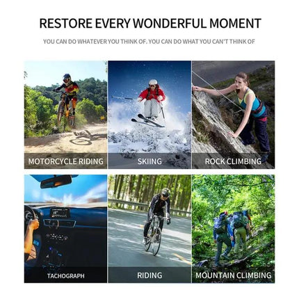 Mini Waterproof Action Camera For Diving And Outdoor Sports