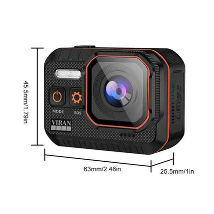 Mini Waterproof Action Camera For Diving And Outdoor Sports