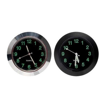 Practical Car Clock for Nighttime Driving and Daily Commutes stainless steel luminous dial for easy night and commute visibility